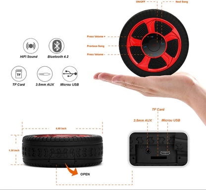 G2386 Wireless Wheel-Design Bluetooth Speaker